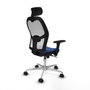 Piqueras y Crespo Chaise de Bureau Jorquera 3D086N2 Bleu marine