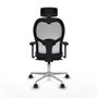 Piqueras y Crespo Chaise de Bureau Jorquera 3D086N2 Bleu marine