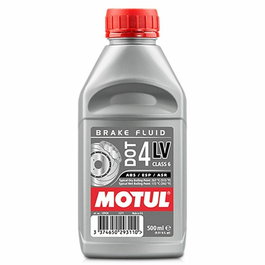 Motul Liquide De Frein Voiture Dot4 500 mL MTL109434 Pour Circuits Hydrauliques De Frein Et D'embrayage