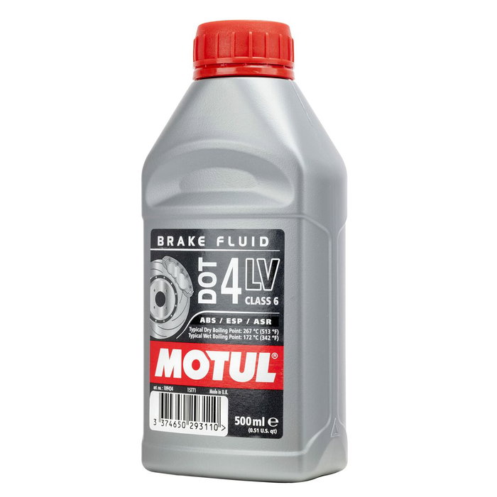 Motul Liquide De Frein Voiture Dot4 500 mL MTL109434 Pour Circuits Hydrauliques De Frein Et D'embrayage