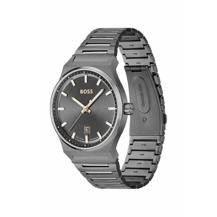 Boss 1514078 - Montre Homme en Acier Inoxydable Gris