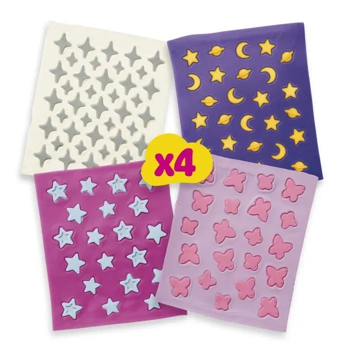 Play-Doh Recharges Barbie Joyaux et Gemmes pour Coffret de Pâte à Modeler, Rose, Enfant 3 Ans et Plus