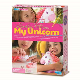 Hape Kidz Maker - Kit de création coussin licorne pour enfants, 27.5 x 20.5 x 5.5 cm - Âge recommandé : 5 ans et plus