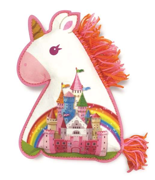Hape Kidz Maker - Kit de création coussin licorne pour enfants, 27.5 x 20.5 x 5.5 cm - Âge recommandé : 5 ans et plus