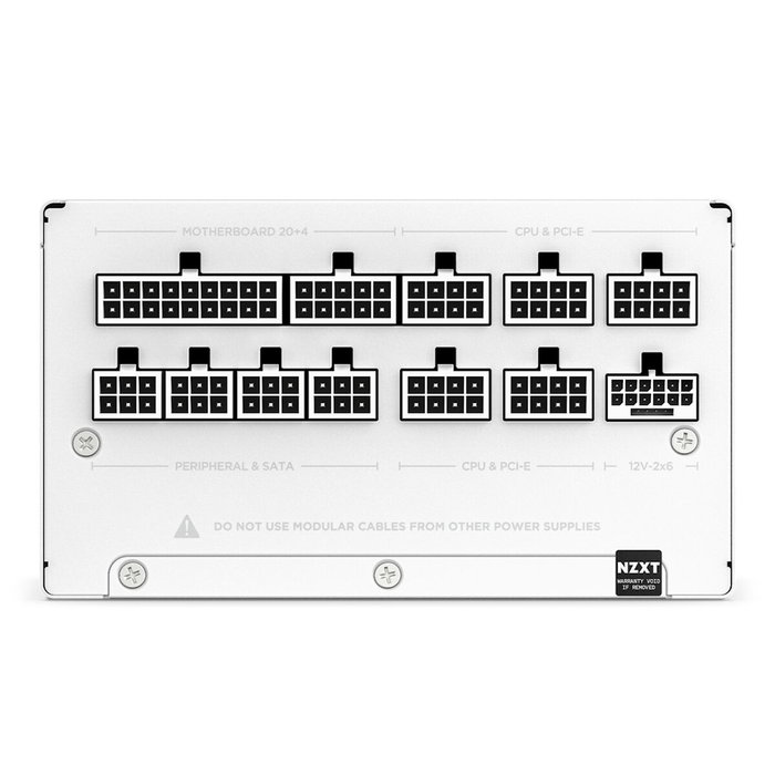 NZXT C850 Gold 850 W Blanc