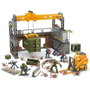 Mega Bloks - Mega Halo Avalanche in the Traxus Tower Hnc59 - Ensemble de construction modulaire avec grue fonctionnelle - 634 pièces - Compatible avec les principales marques
