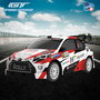 Tachan Véhicule Racing T01017 1:24 Radiocommandé - Blanc et Rouge - Jouet Enfants +6 Ans