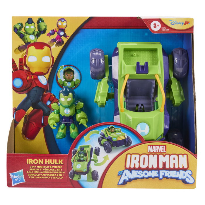 Hasbro Iron Hulk Armure Mecha et Véhicule 2-en-1 Marvel