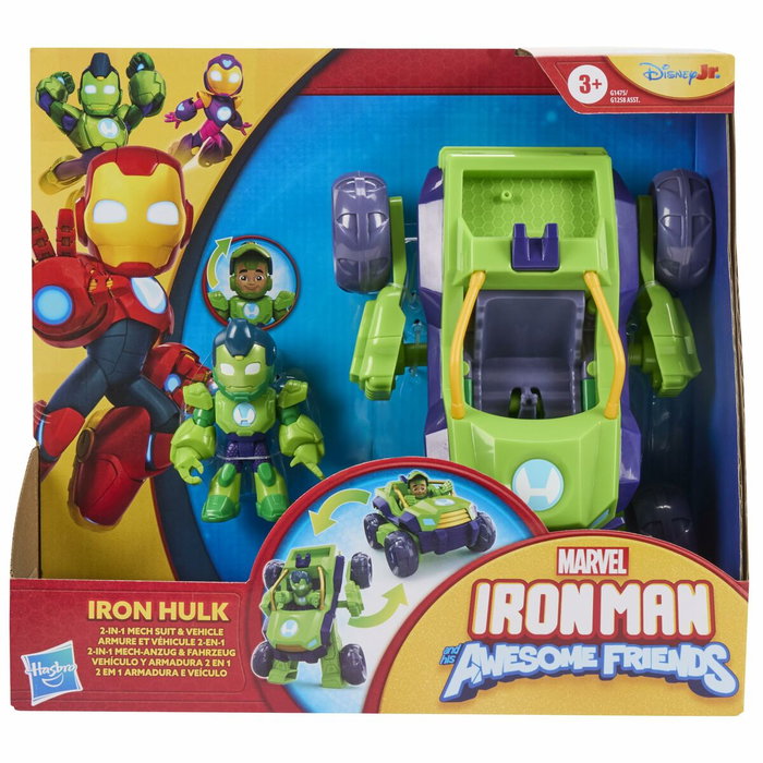 Hasbro Iron Hulk Armure Mecha et Véhicule 2-en-1 Marvel
