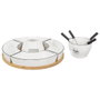 Cook Concept Fondue pour 4 personnes avec 4 bols