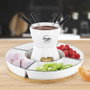 Cook Concept Fondue pour 4 personnes avec 4 bols