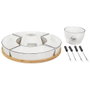 Cook Concept Fondue pour 4 personnes avec 4 bols