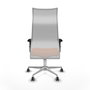 Piqueras y Crespo Albacete Chaise de Bureau Orange et Blanc