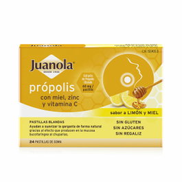 Juanola Propolis Gélifiés au miel et citron 24 unités
