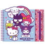 Kids Licensing - Cuaderno de actividades Hello Kitty and Friends - Carnet avec étui amovible - Format 27x23,5x0,7 cm
