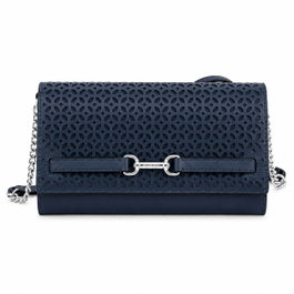 Michael Kors Sac Carson Bleu en Toile 35S6S2ZC7Y-NAVY