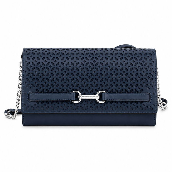 Michael Kors Sac Carson Bleu en Toile 35S6S2ZC7Y-NAVY Michael Kors Sac Carson Bleu en Toile 35S6S2ZC7Y-NAVY