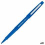 Feutres Paper Mate Flair! M Bleu (12 Unités)