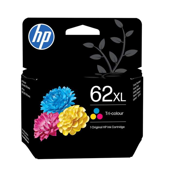 HP C2P06AE Cartouche d'encre 62 tri-couleur