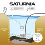 SATURNIA Pompe à eau submersible 400W 125 Lt/min