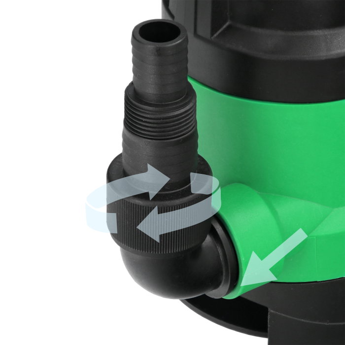 SATURNIA Pompe à eau submersible 400W 125 Lt/min