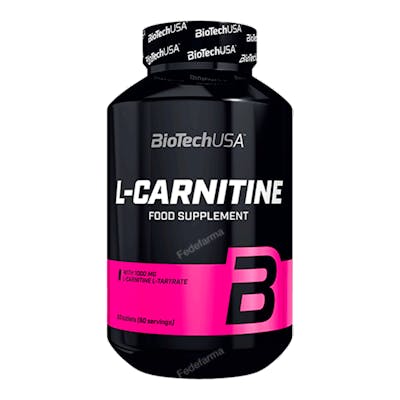 BIOTECHUSA L-Carnitine 1000 mg - 60 comprimés BIOTECHUSA L-Carnitine 1000 mg - 60 comprimés