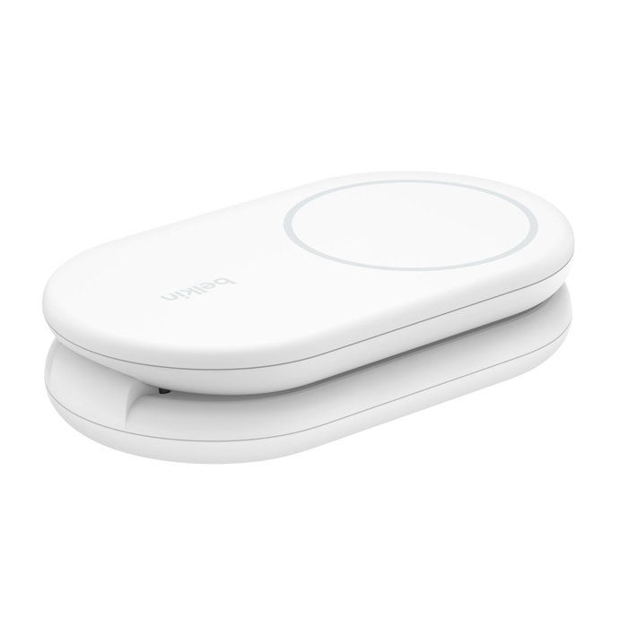 Belkin Base de charge sans fil 2 en 1 WIZ028VFWH Blanche