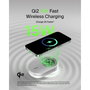 Belkin Base de charge sans fil 2 en 1 WIZ028VFWH Blanche