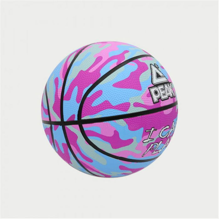 Ballon de basket Peak Peak Camo Ball Bleu Rose clair (Taille 5)