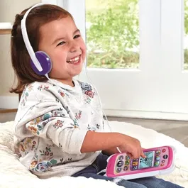Vtech Baladeur Magic Light Rose - Baladeur musical interactif pour enfants de 3 à 6 ans, apprentissage des chiffres et lettres, écran animé, 3 jeux