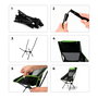 Chaise berçante de camping pliante 2 en 1 avec poche, coussin et sac de transport Trillow InnovaGoods