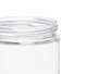 Vivalto Pot en Verre avec Couvercle en Acier 1,25L 11x17x11 cm Transparent (Set de 12)