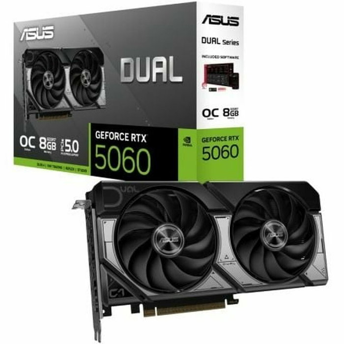 Carte Graphique Asus 90YV0N12-M0NA00 GEFORCE RTX 5060 8 GB GDDR7 Carte Graphique Asus 90YV0N12-M0NA00 GEFORCE RTX 5060 8 GB GDDR7