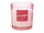 Acorde Bougie Verre 120g Grenade Rose 7x8x7cm (Set de 12)