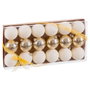 BigBuy Home Boules de Noël Doré Plastique Ø 6 cm (18 Unités) inevitable
