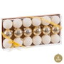 BigBuy Home Boules de Noël Doré Plastique Ø 6 cm (18 Unités) inevitable