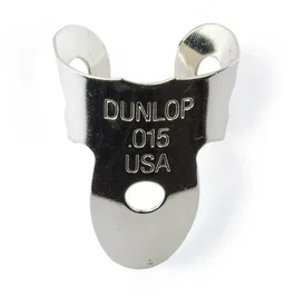 DUNLOP Pack de 20 médiators pour doigt Nickel Silver Mini .015 de 0,38 mm