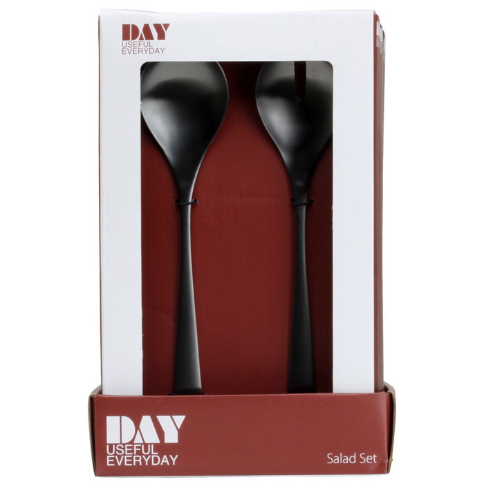 Day Set de 2 couverts pour servir la salade noir Day Set de 2 couverts pour servir la salade noir