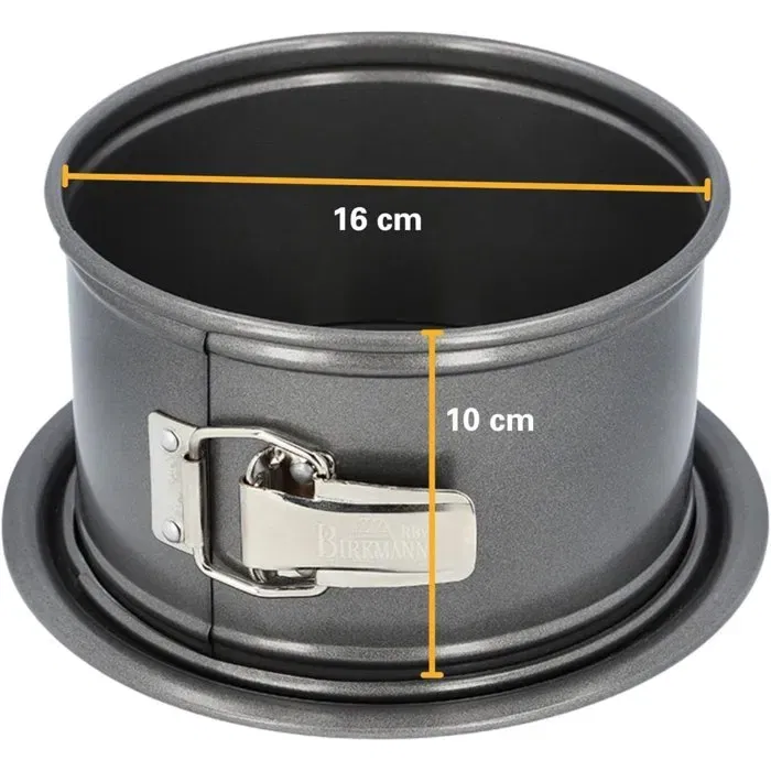 Birkmann Moule à cœur Easy Baking avec fond amovible - Antiadhésif - Acier carbone - 26,5 x 25 x 9 cm