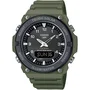 Casio AQ-S820W Montre Homme Vert Solaire Ana-Digital Bracelet Résine Étanche 10 Bars