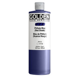 Golden Peinture Acrylique Fluide Azul Thalo Tono Rojo 473 ml