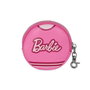 BARBIE Monedero Cookie Varsity pour enfants en PVC, motif imprimé, fermeture à zip, rond, rose