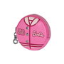 BARBIE Monedero Cookie Varsity pour enfants en PVC, motif imprimé, fermeture à zip, rond, rose