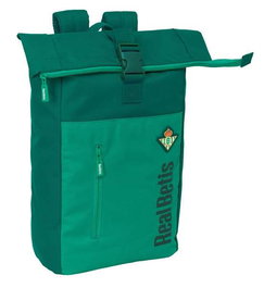Safta Mochila pour ordinateur portable 15,6 pouces Real Betis Balompie - Sac à dos avec poche à rabat 28x42x13 cm