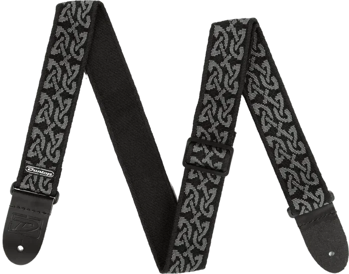 Dunlop Sangle pour Guitare/Basse Jacquard Gris Celtic