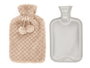 Giftdecor Sac à Eau 1.8L avec Housse Cheveux Beige 22x35x4 cm (Set de 12)