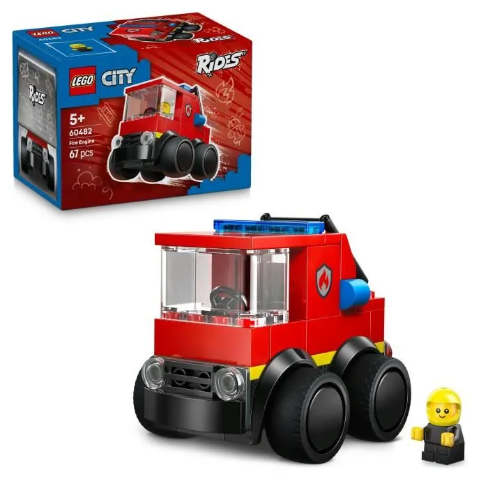 LEGO City 60482 Camion de Pompiers - Véhicules - Jeu de Construction Créatif - Idée Cadeau Enfant Dès 5 Ans LEGO City 60482 Camion de Pompiers - Véhicules - Jeu de Construction Créatif - Idée Cadeau Enfant Dès 5 Ans