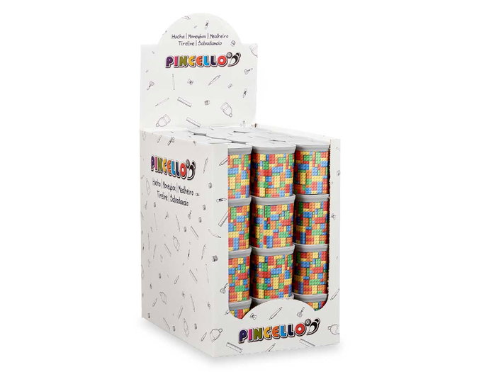 PINCELLO HUCHA PLASTICO CUADRADA SURT 2 PUZZLE Gris PINCELLO HUCHA PLASTICO CUADRADA SURT 2 PUZZLE Gris