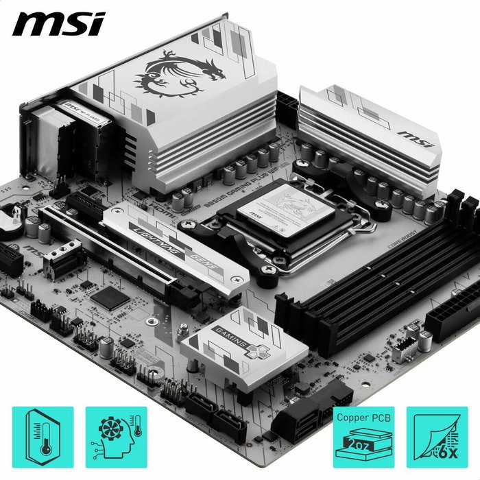 Carte Mère MSI B850M GAMING PLUS WIFI6E AMD AM5 AMD