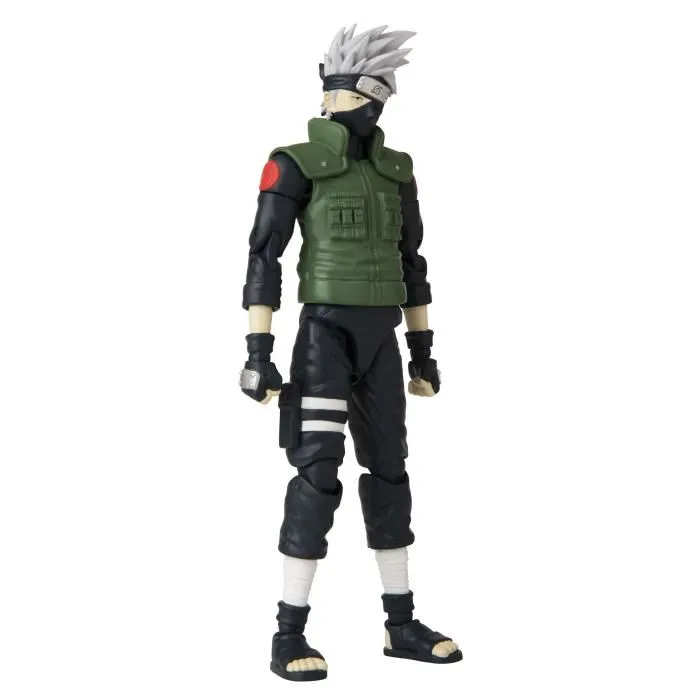 Bandai Figurine Anime Heroes Kakashi Hatake 17 cm - Naruto Shippuden avec 16 points d'articulation